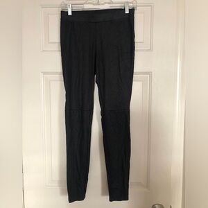 Trouvé Pants Womens Extra Small Black Stretch Faux Leather Skinny Leggings